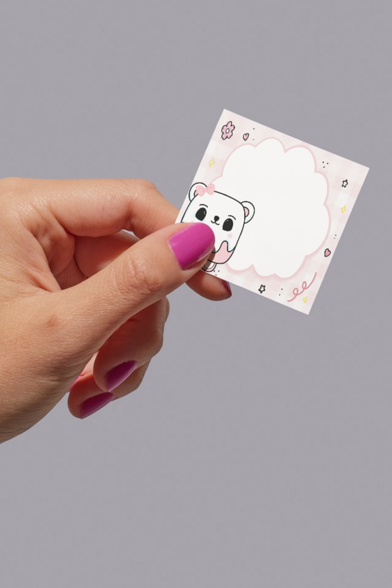 MallowBoo Note Pad | Cute Ghost Post-It Notes | Kawaii Stationery | Desk Accessory for Planners, Journals & School