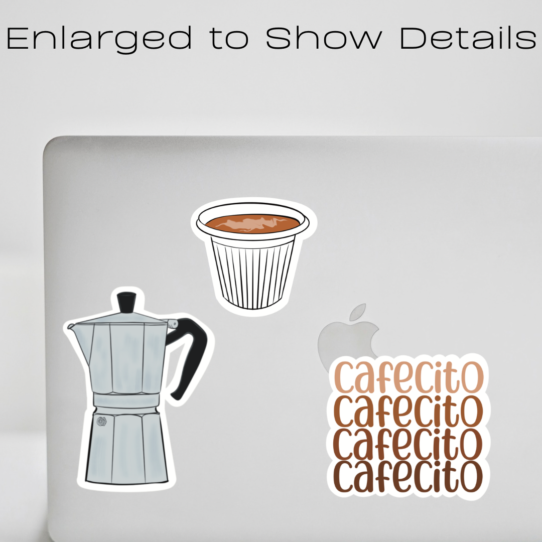 Cafecito Laptop Decal Bundle