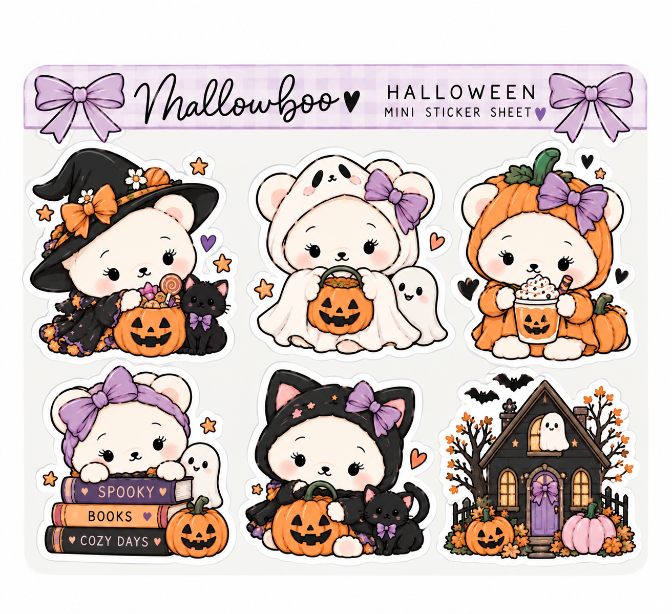 Mini Halloween Sticker Sheet