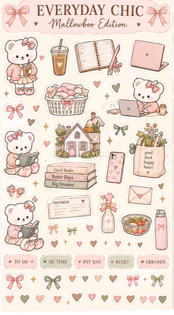 Everyday Chic Icon Stickers - Mallowboo Edition