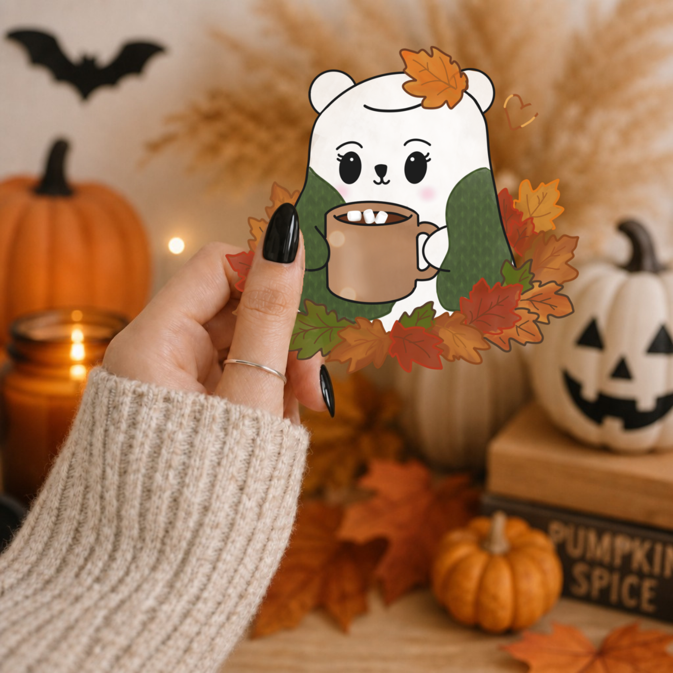 Mallowboo Cozy Cocoa Autumn Sticker