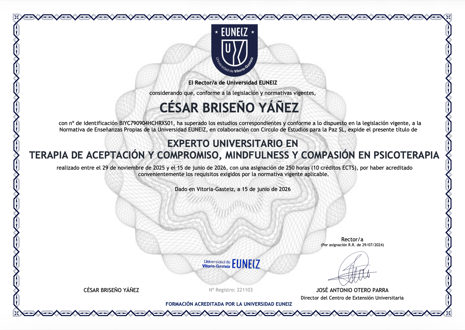 Diplomado en ACT, mindfulness y compasion en psicoterapia