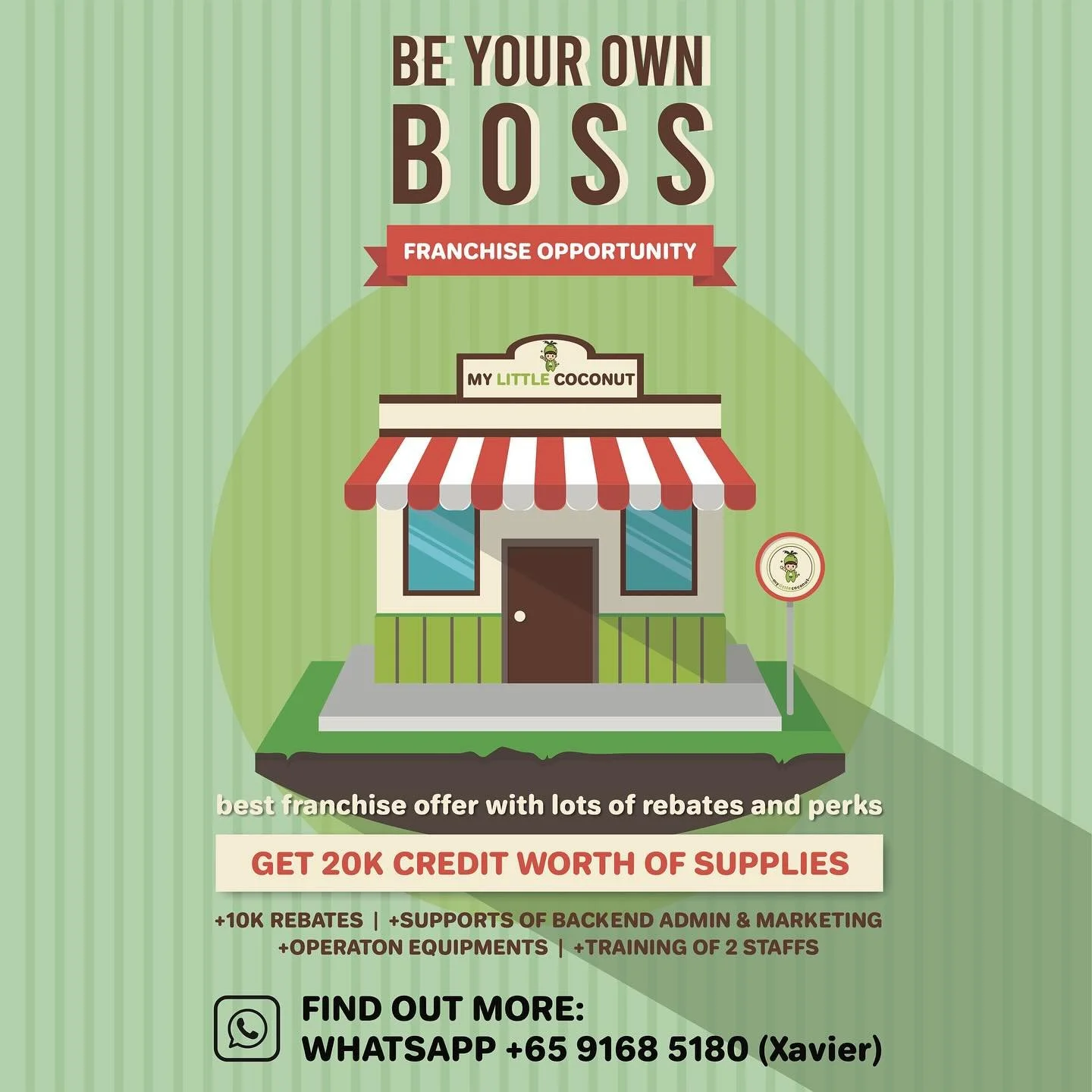 🌴 Unleash Your Entrepreneurial Spirit with My Little Coconut Franchise Opportunity! 🌴 
 
Have you ever dreamt of escaping the daily grind and embracing a tropical oasis of success? Your chance is here! 🥥 Introducing the incredible franchise opport