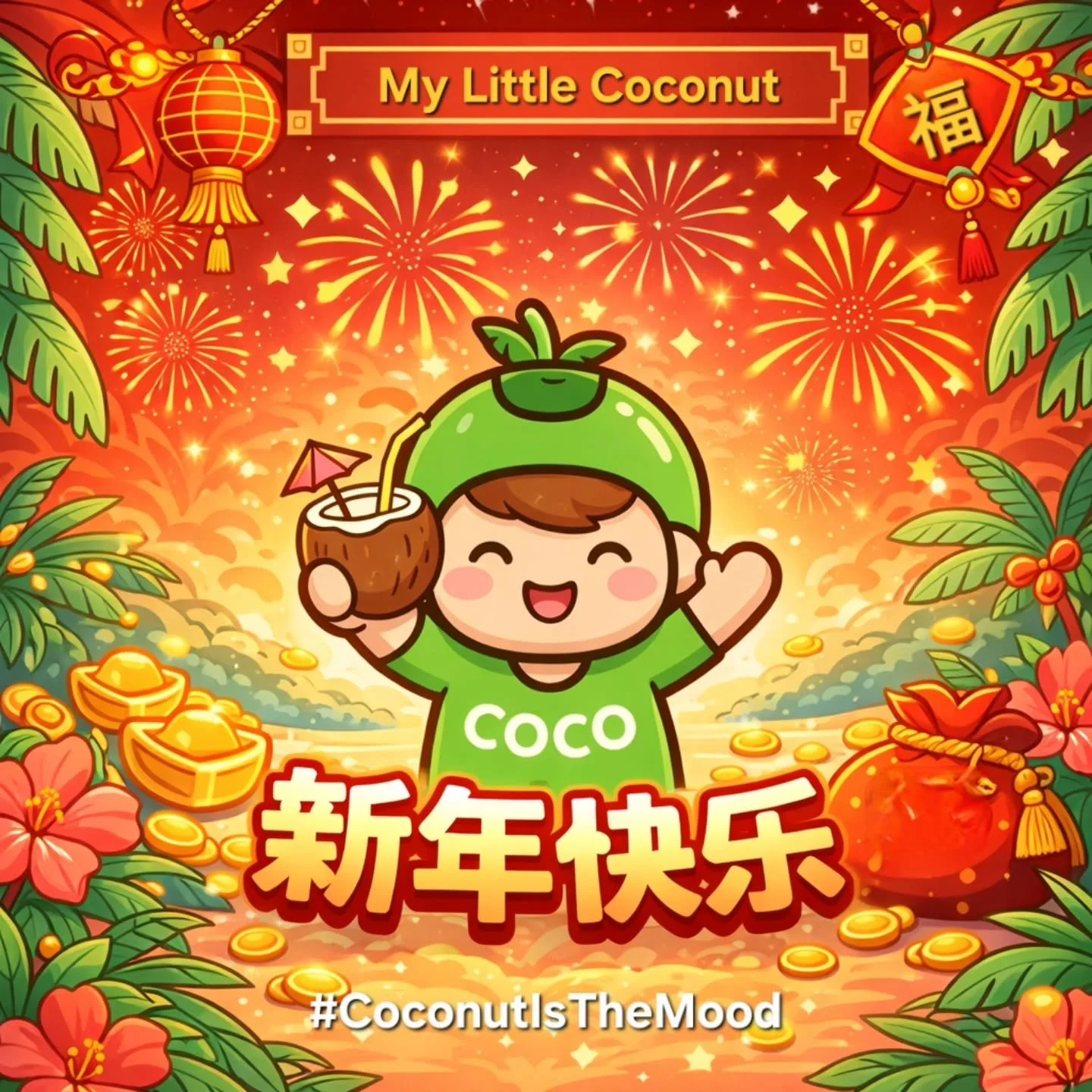 🧧马年有椰，万事不缺!🧧
Happy Chinese New Year!