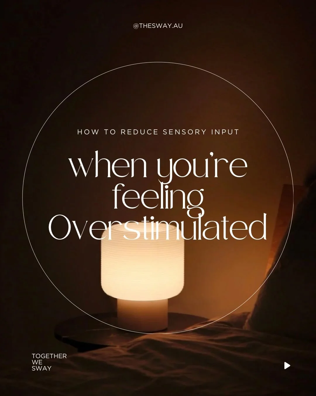 Feeling a little extra overstimulated out there Mama&rsquo;s, here&rsquo;s some ways to reduce that sensory input and cultivate that sense of inner calm 🙏

#mumming #mentalhealth #overstimulated #zen #waystoregulate