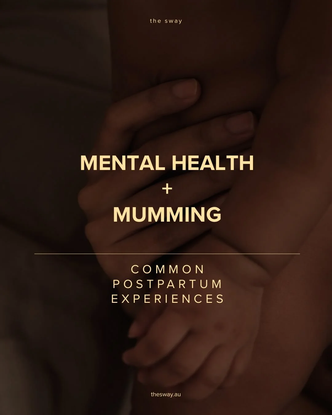 Another &ldquo;name it to tame it&rdquo; quick guide. This time focussed on common postpartum experiences that mums can struggle with during their transition into mumming and or adding a little one to the fam.

Please remember while these are common 