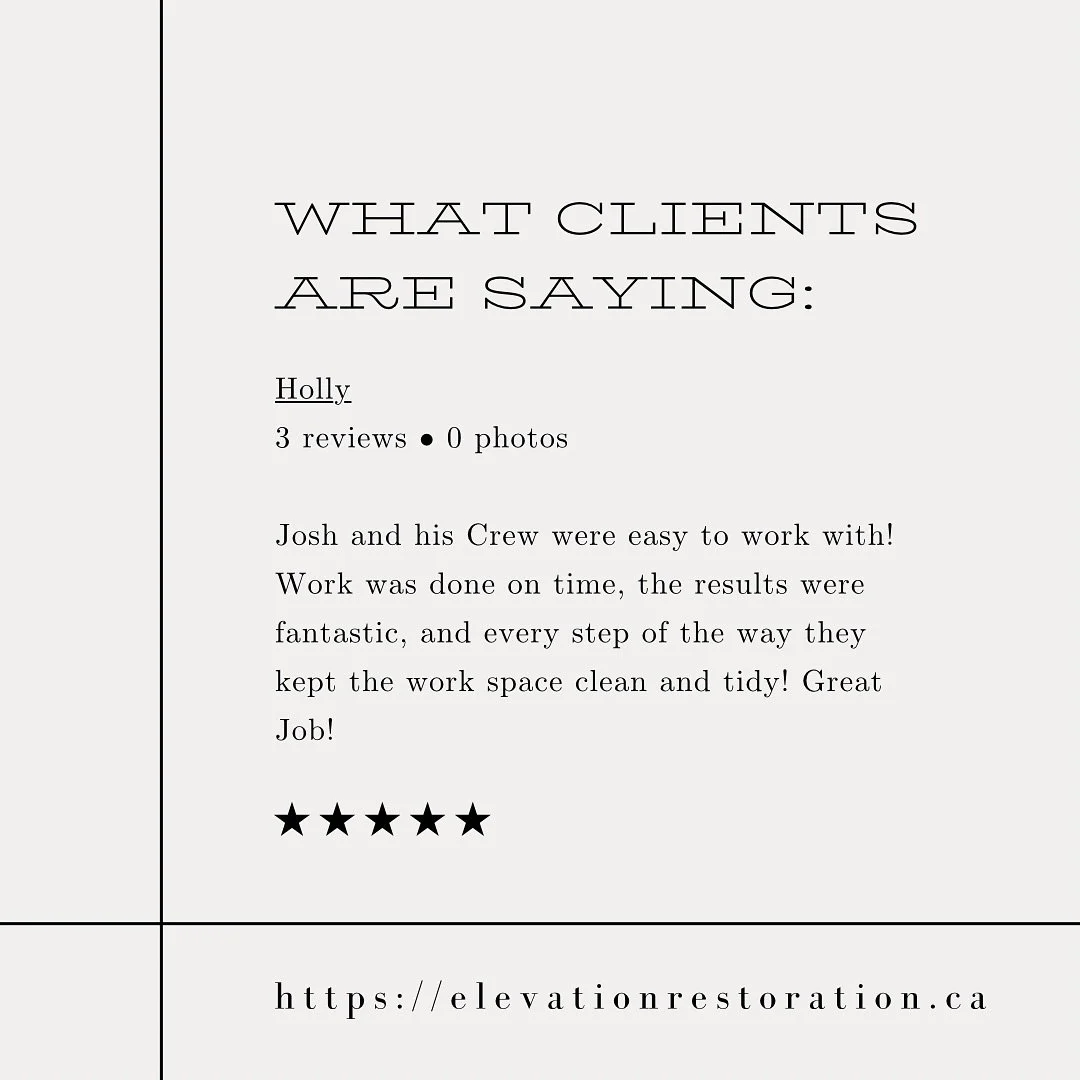 What the clients are saying: