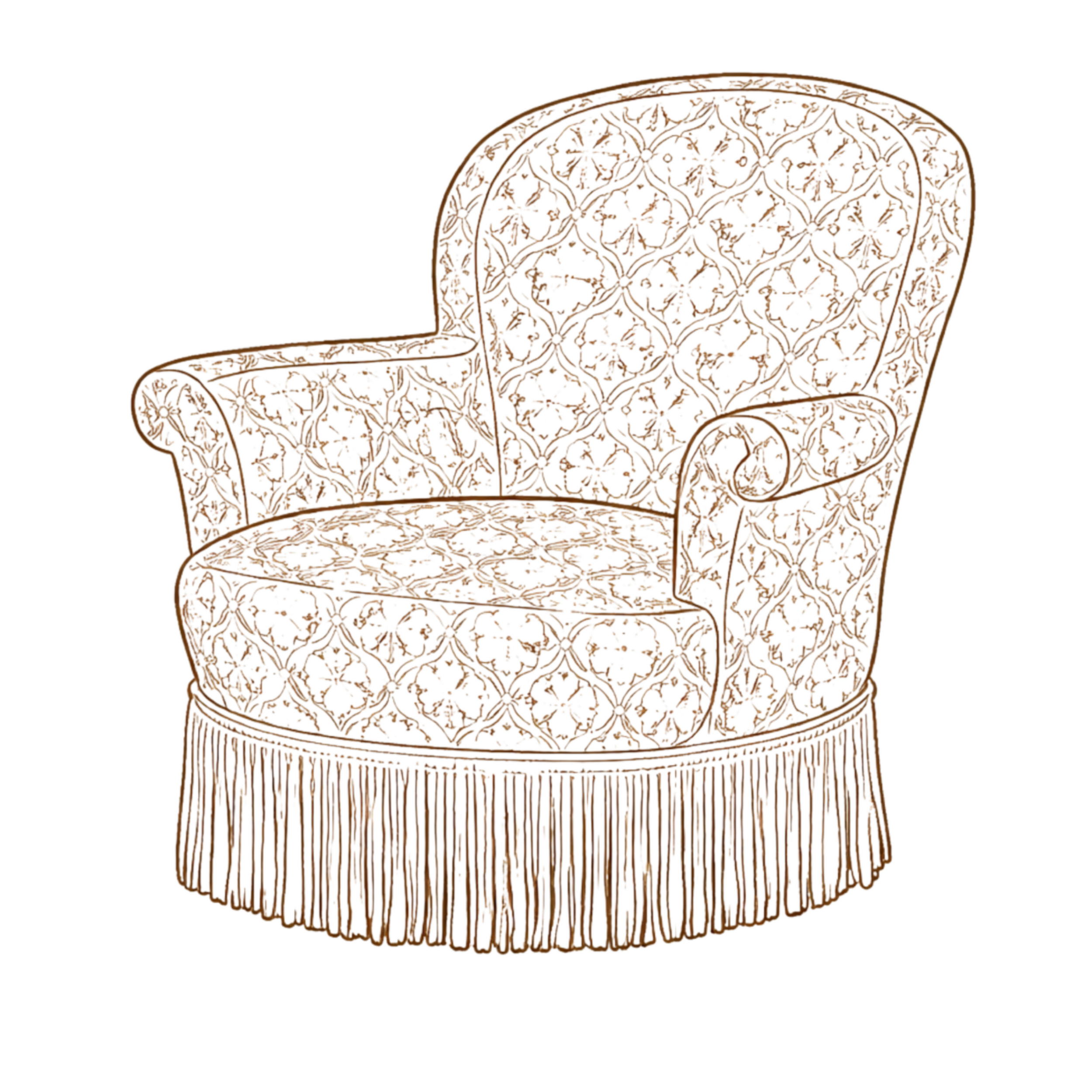 Decorative Chair Illustration