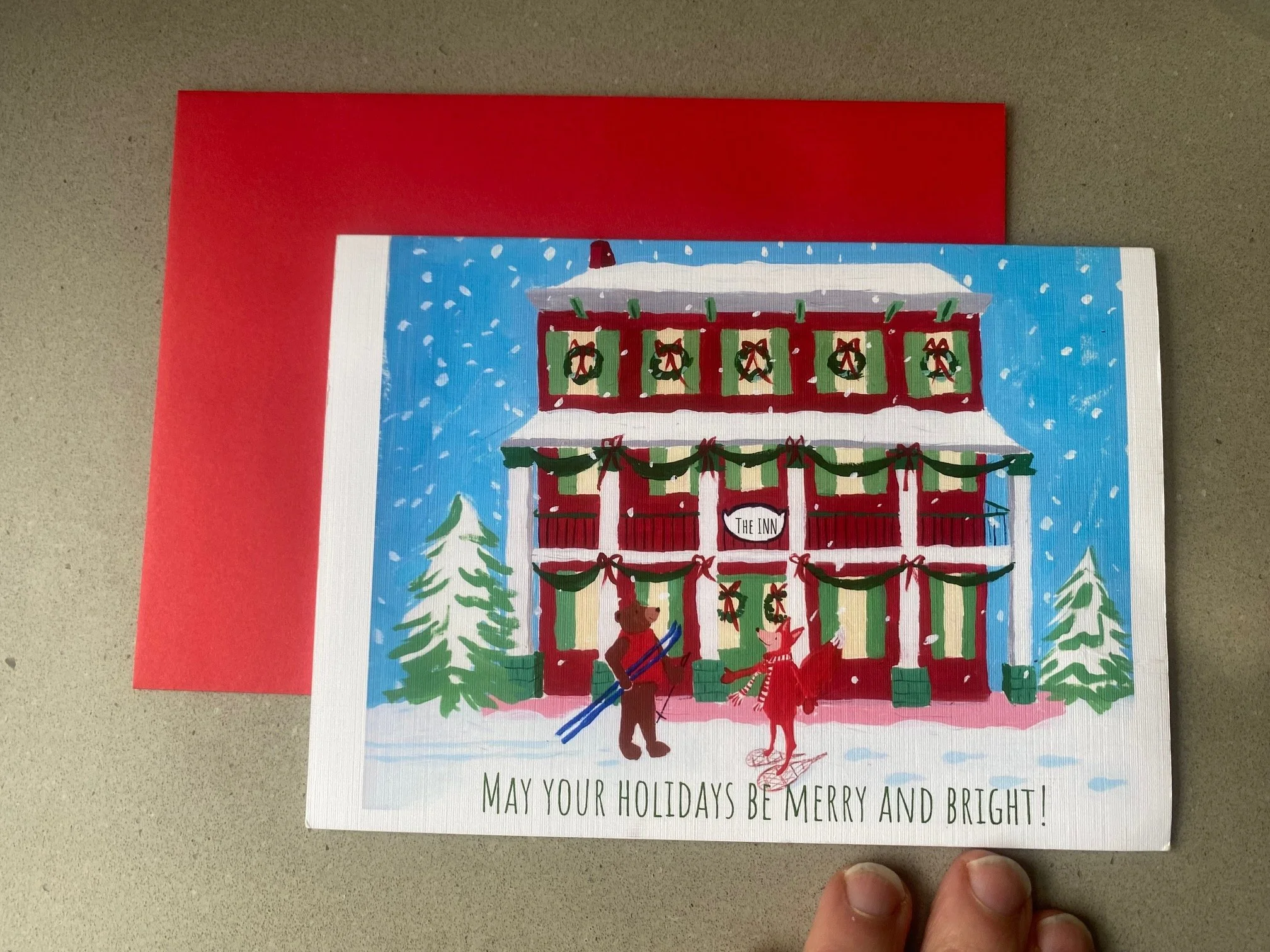 Fox and Bear Holiday