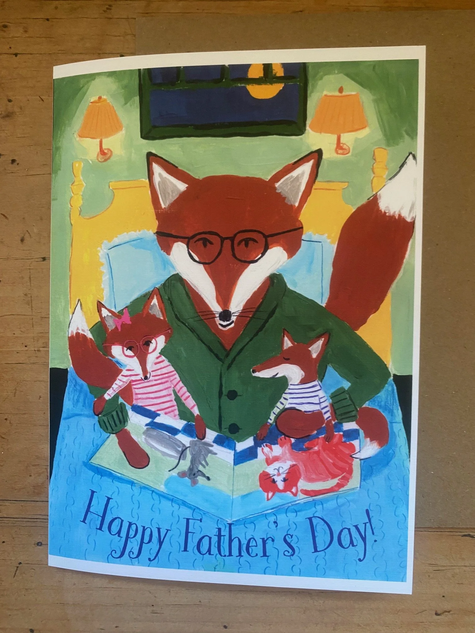 Father Day Fox reading card.jpg