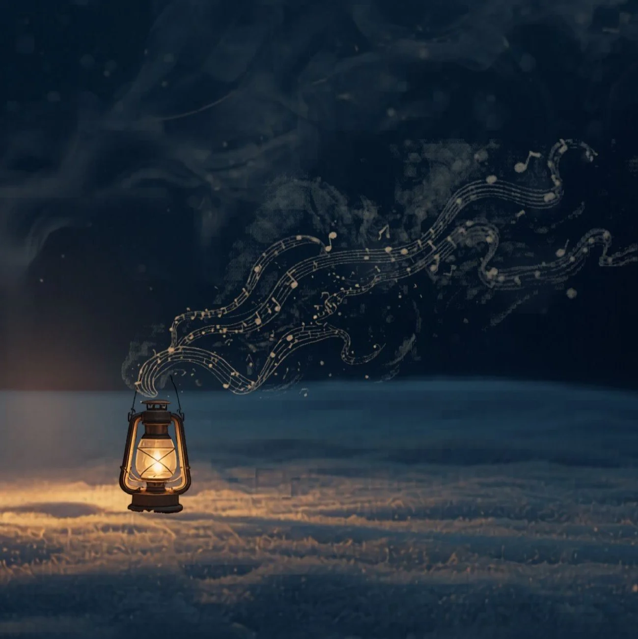 Winter Night By Lantern Light