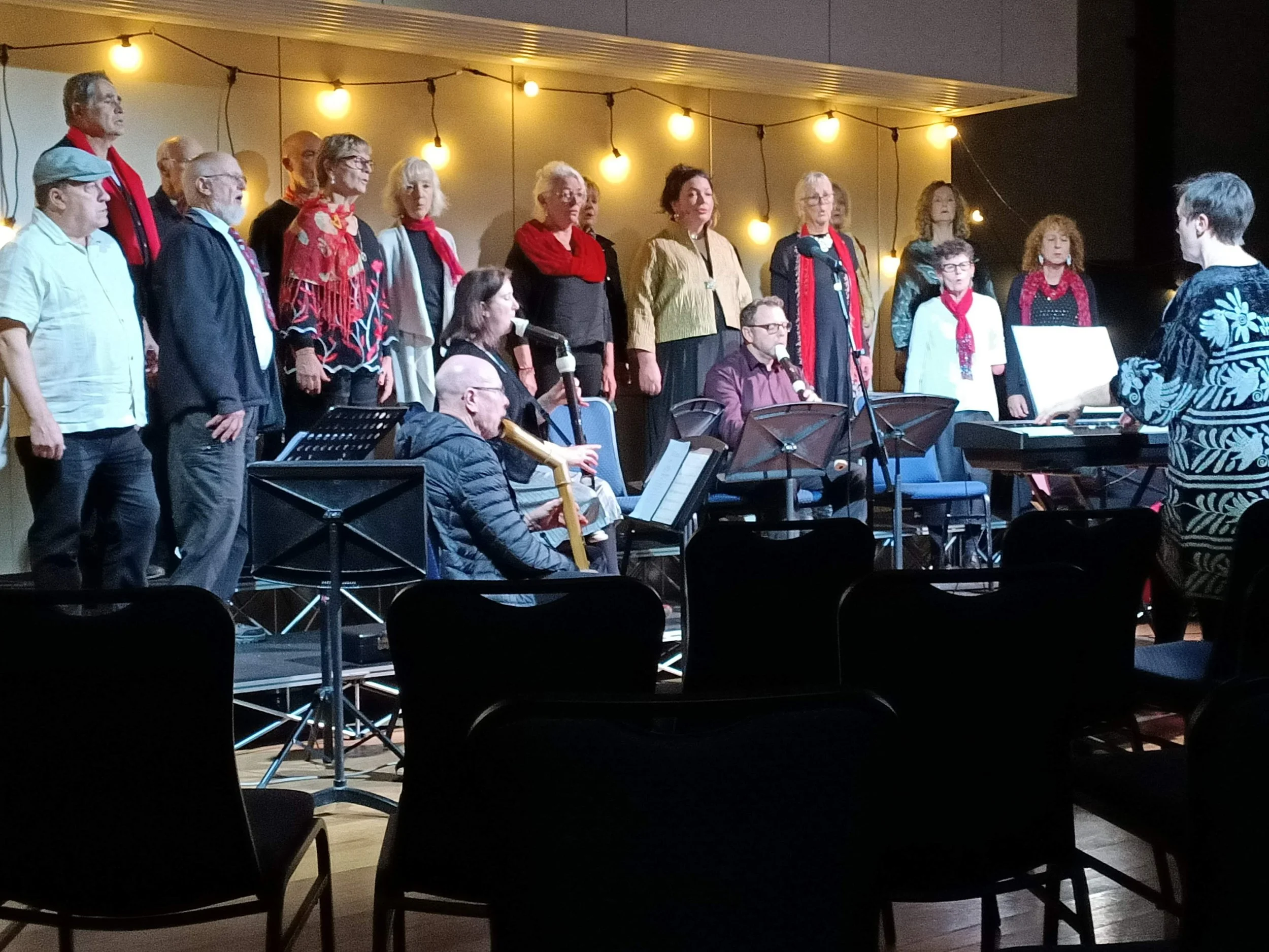 SongShed with Treble Makers in rehearsal