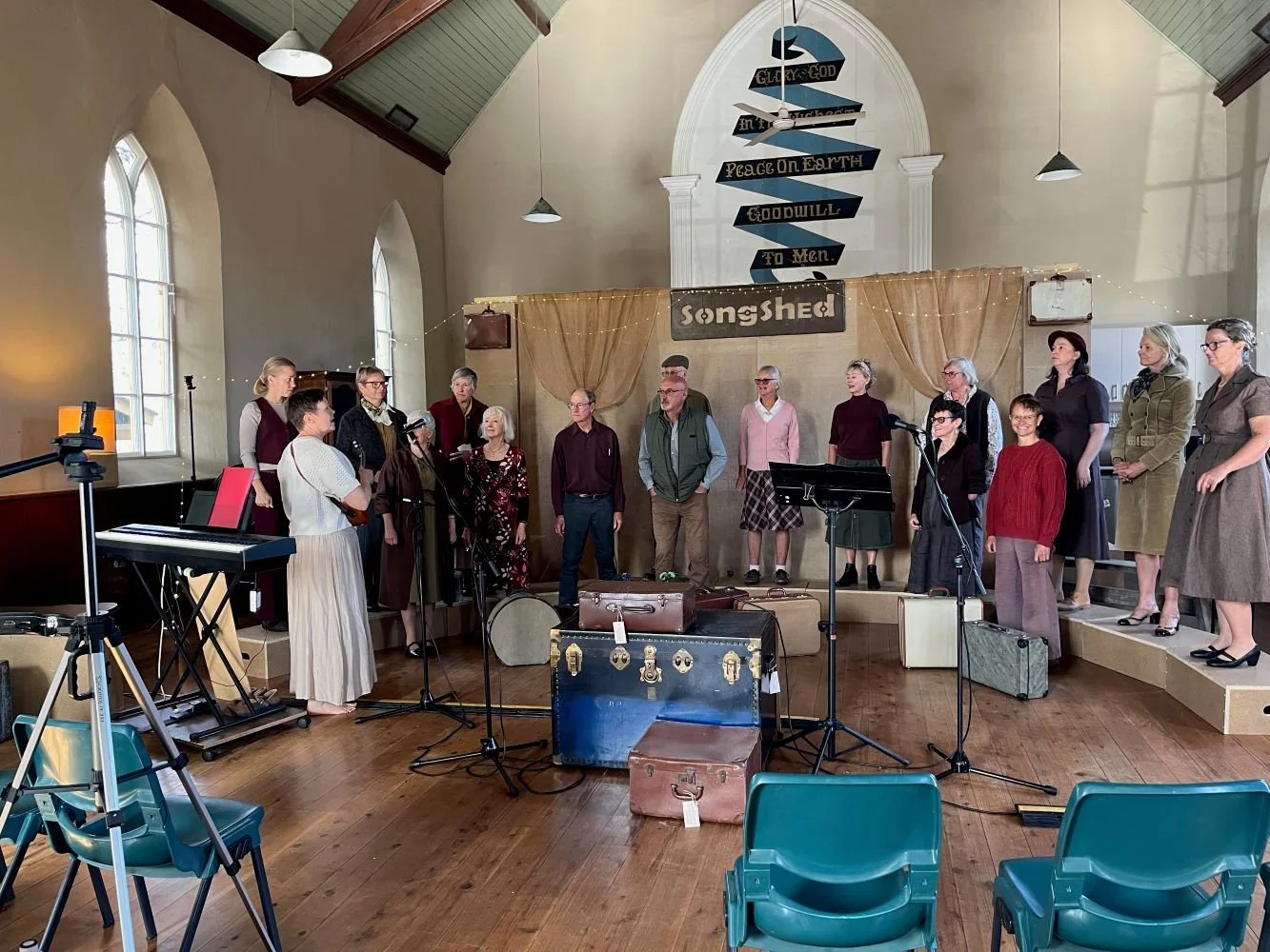 Whole group at dress rehearsal