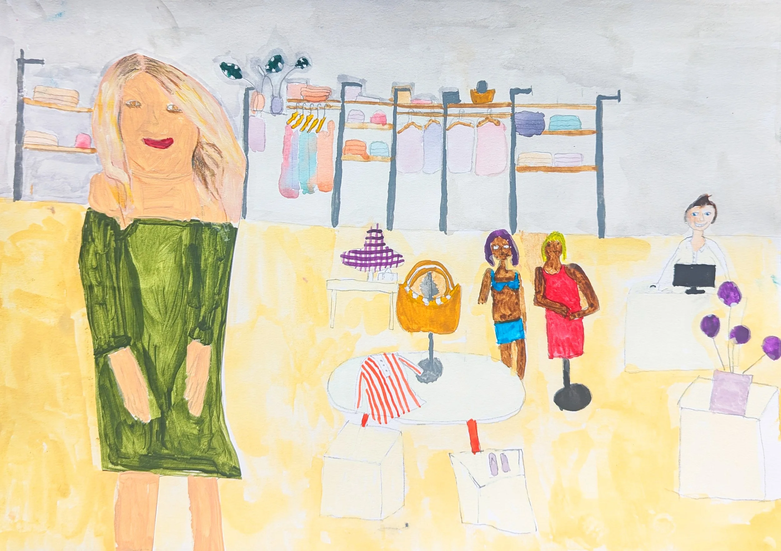 ARTIST STATEMENT: JULIE THE BOUTIQUE MANAGER