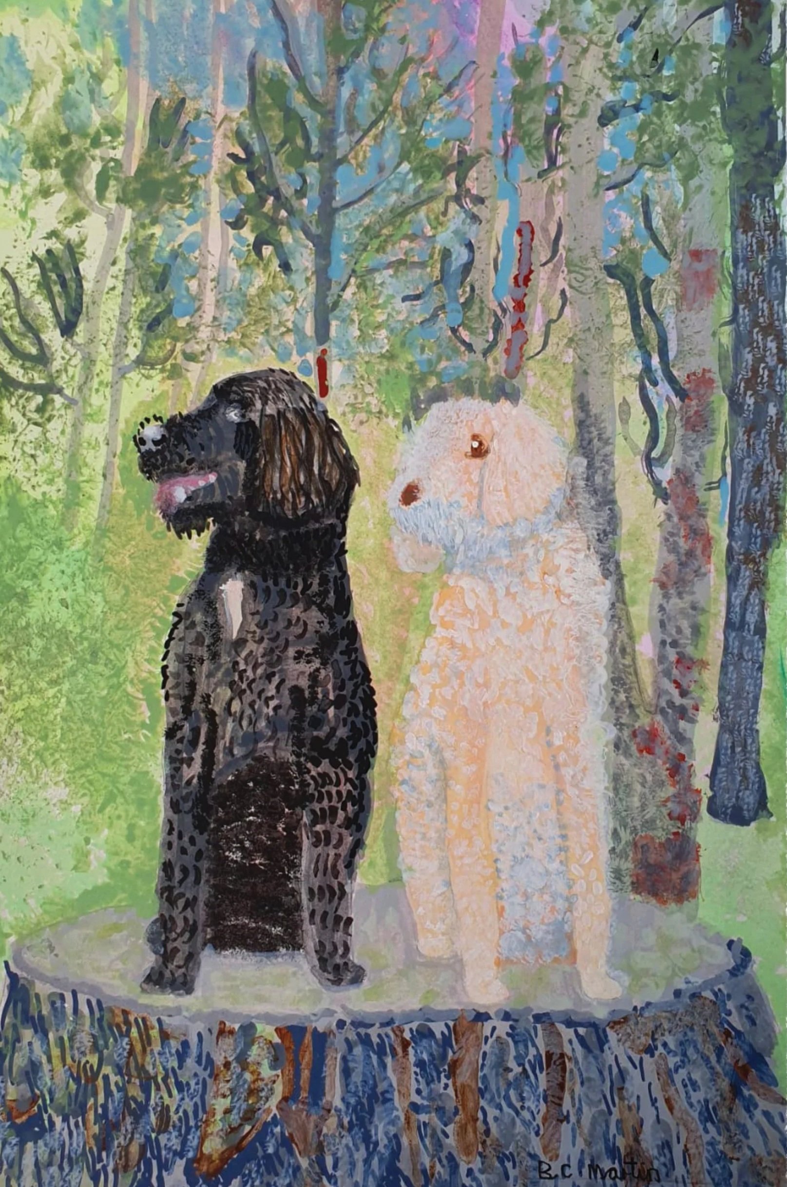 Bruno and Hermes Print