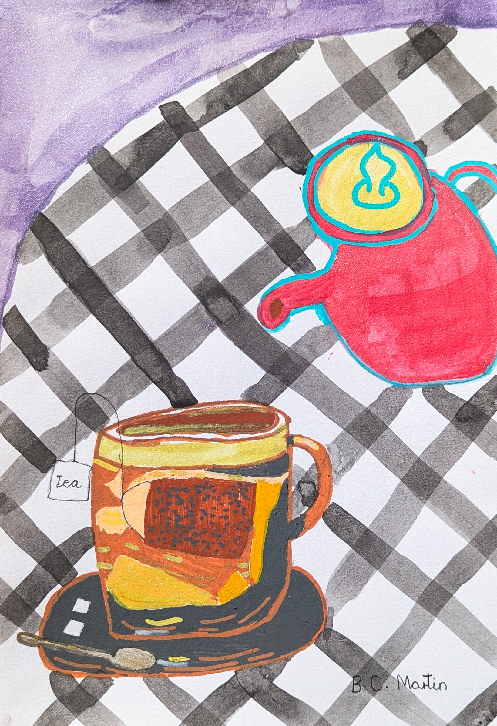 Cup of Tea with a Pot