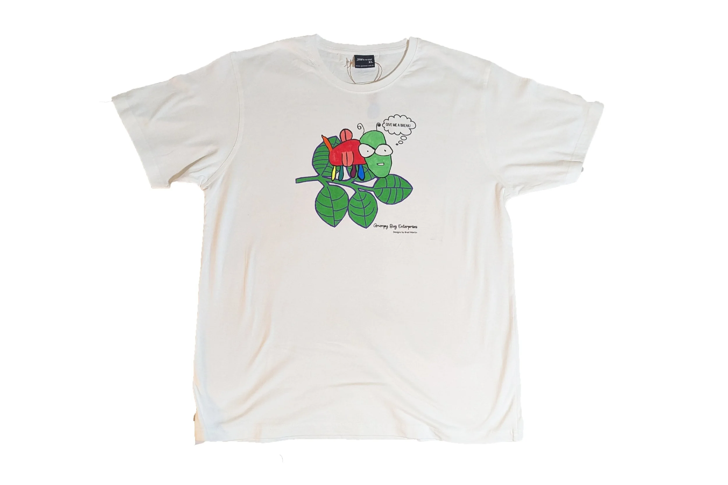 Extra Large Buddy the Bug White T-Shirt