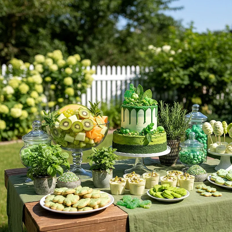 Green Color Party Ideas