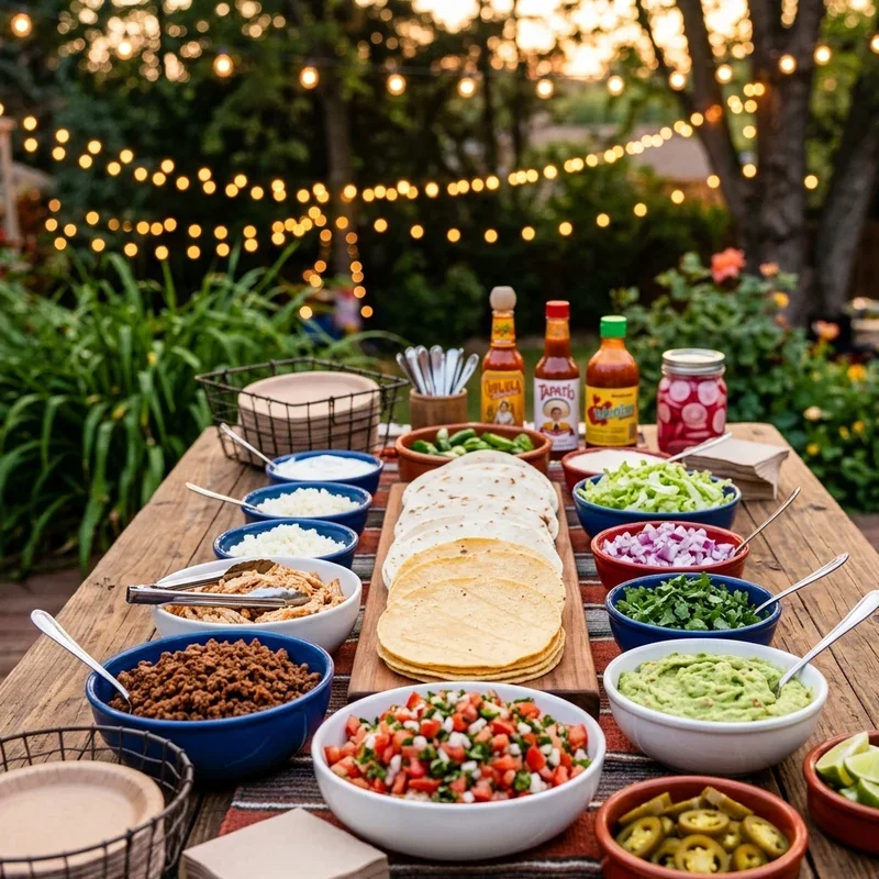 How to Serve Tacos at a Party