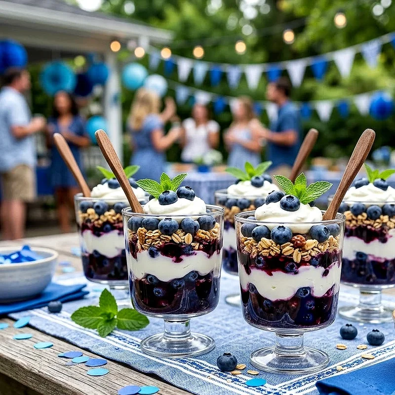 Blue Food Ideas for Color Party