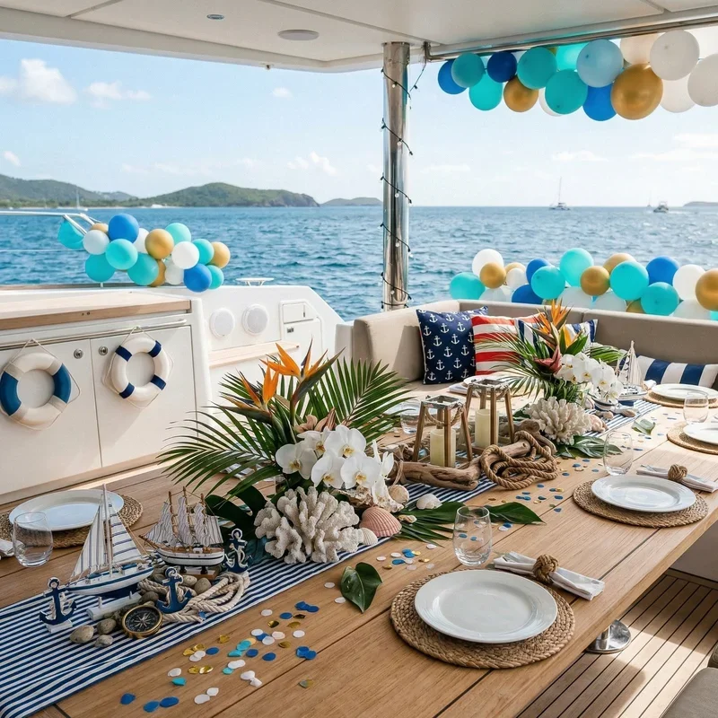 Yacht Party Decoration Ideas