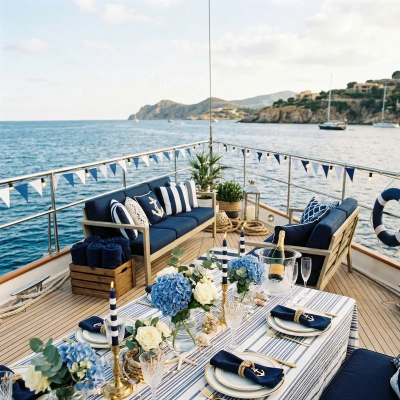 Yacht Party Decoration Ideas