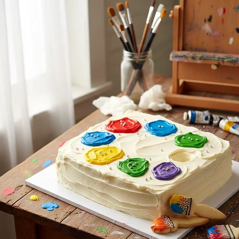 Paint Party Cake Ideas