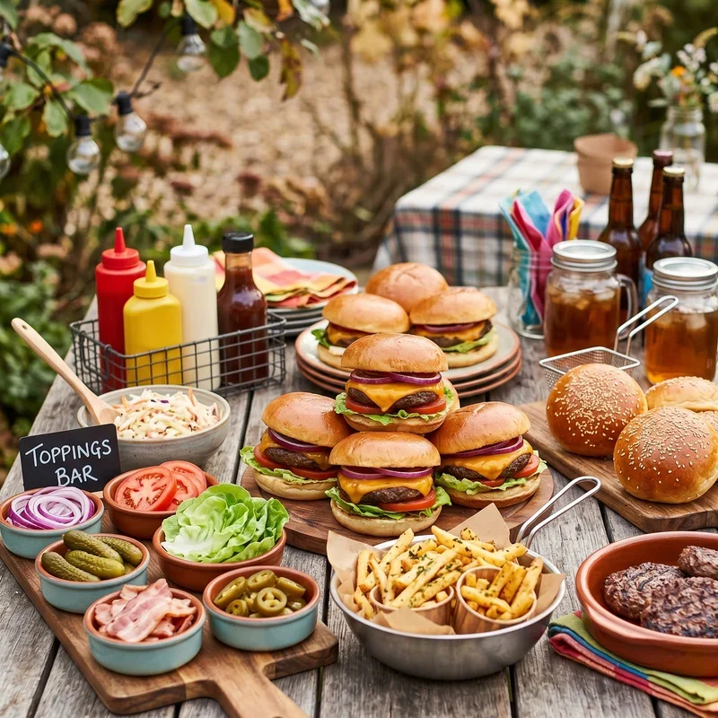 15 Hamburger Party Ideas to Upgrade Your Grill Party Setup