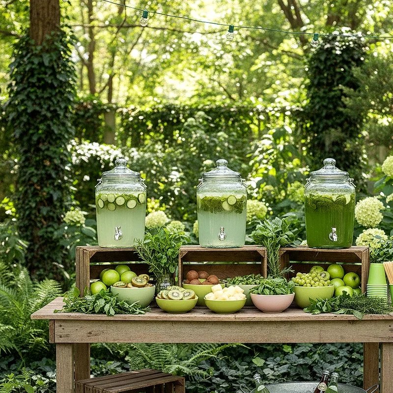 Green Color Party Ideas