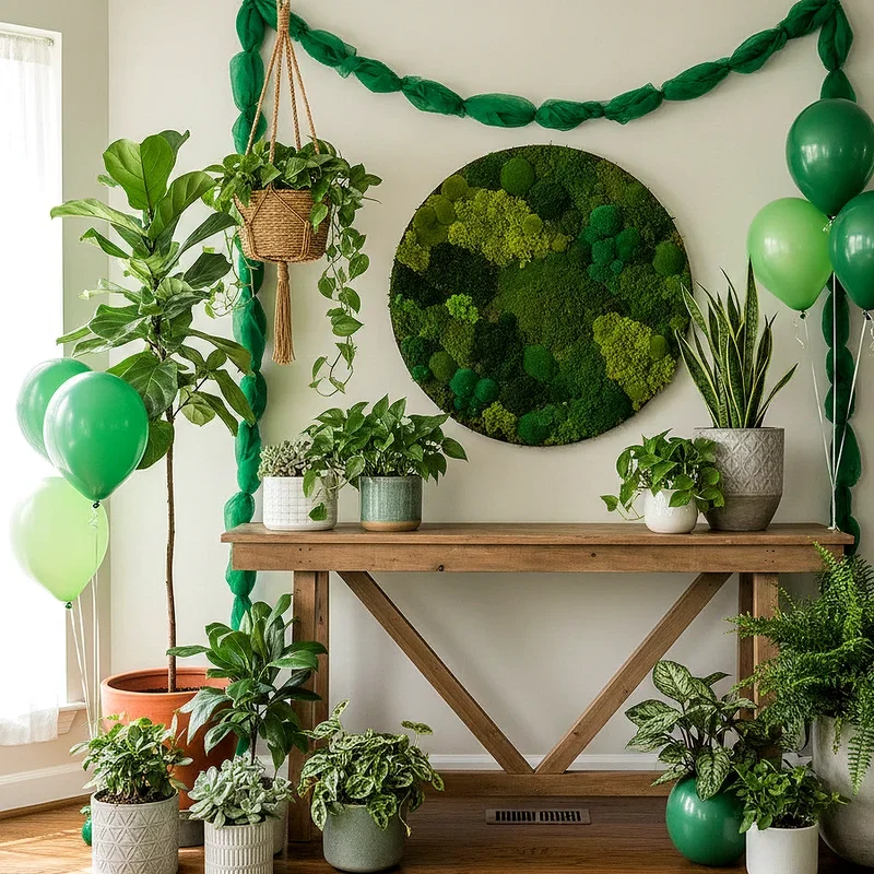 Green Color Party Ideas