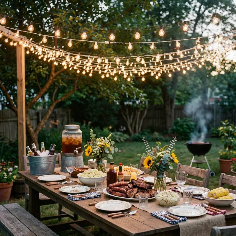 BBQ Party Table Ideas