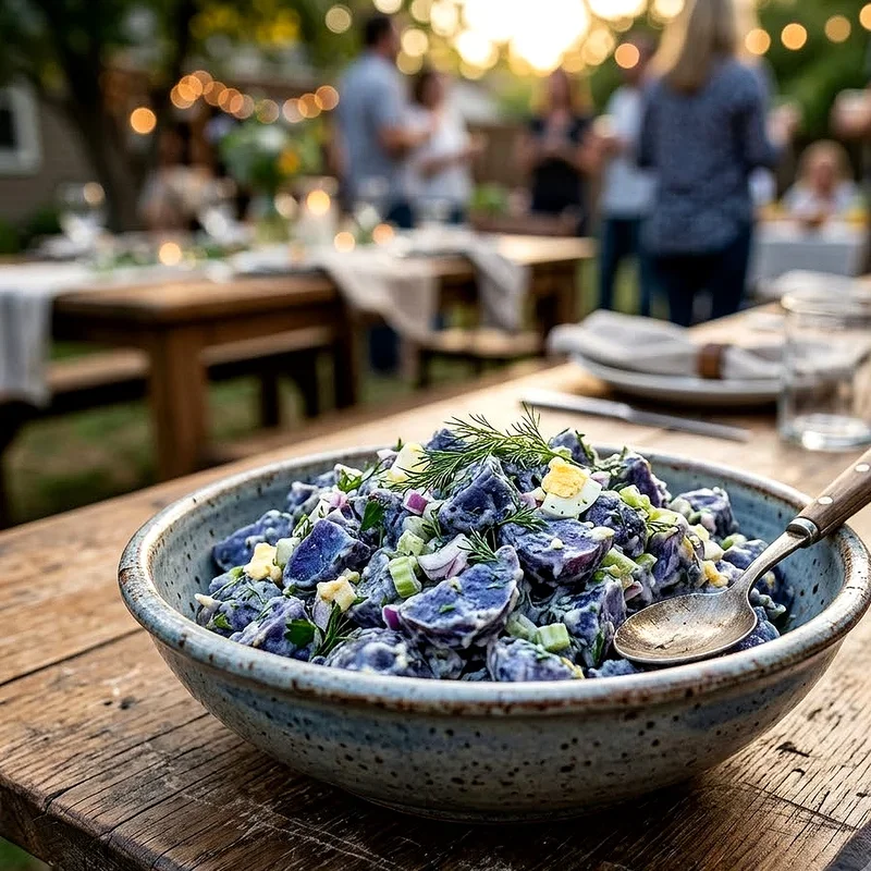 Blue Food Ideas for Color Party