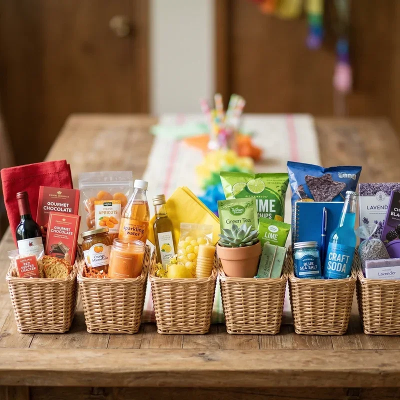 Color Basket Party Ideas for Adults