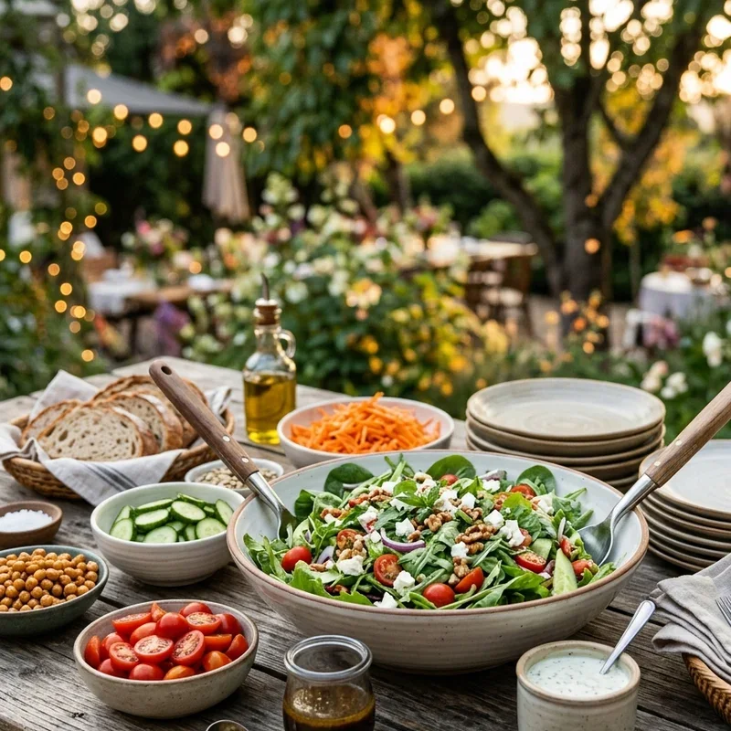 How to Serve Salad at a Party