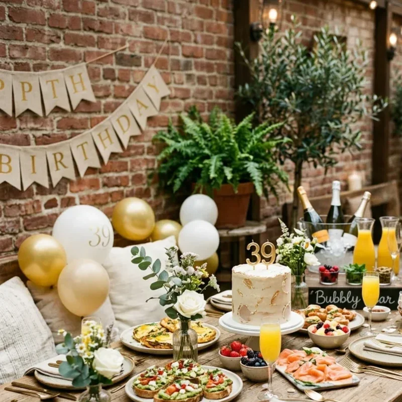 39th Birthday Party Ideas for Adults