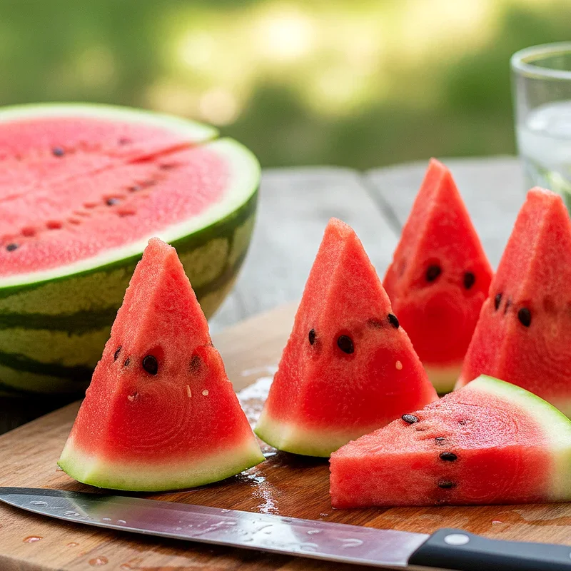 How to Cut a Watermelon for a Party into Perfect Slices