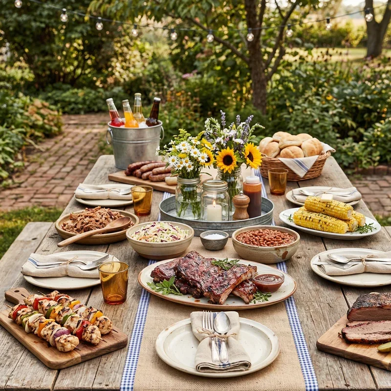 BBQ Party Table Ideas