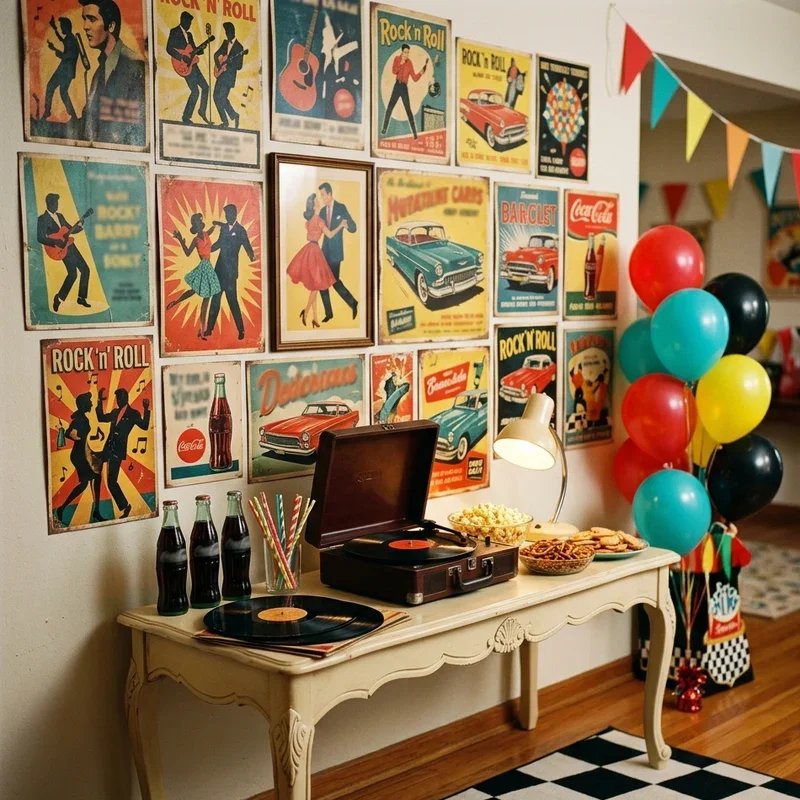 50s Theme Party Decorations Ideas
