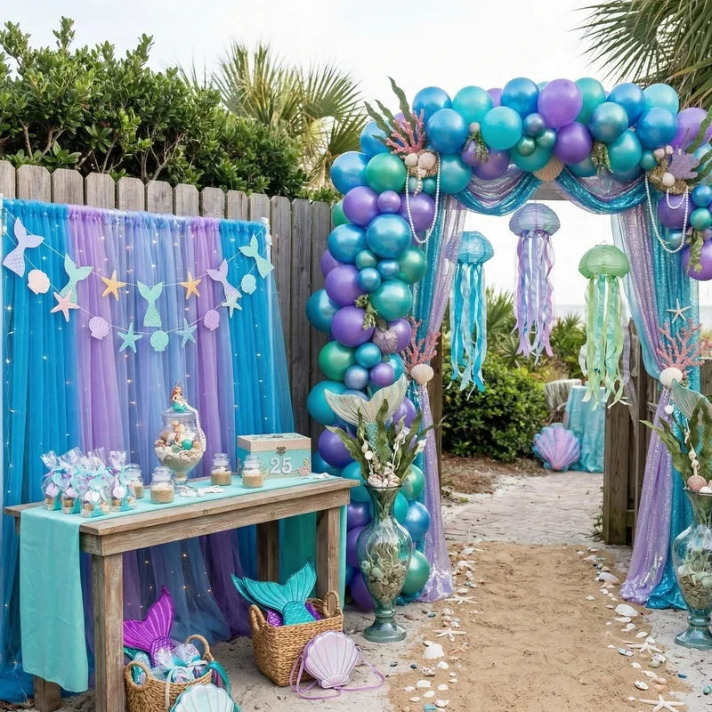 Mermaid Party Decoration Ideas
