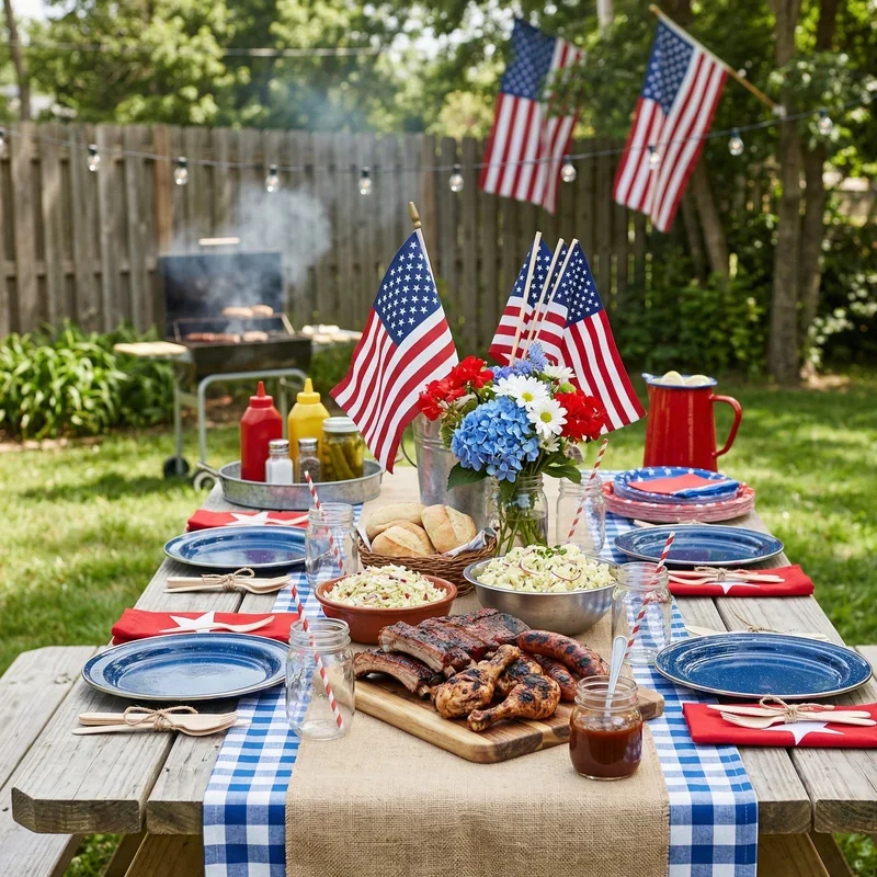BBQ Party Table Ideas