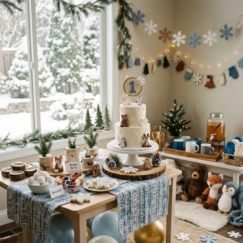 Winter Toddler Birthday Party Ideas