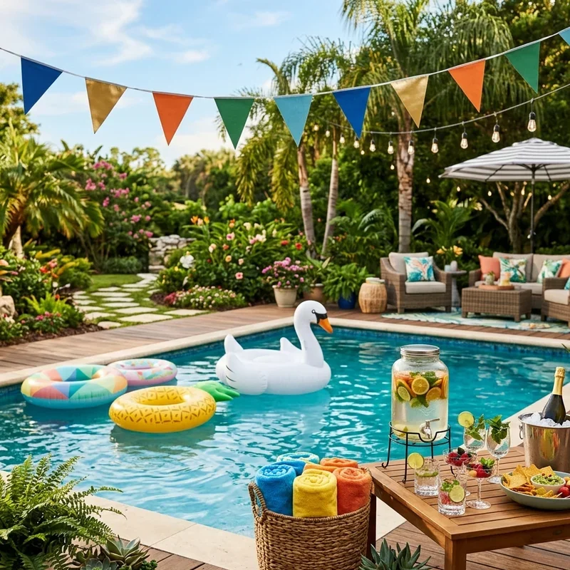 Pool Party Theme Ideas for Adults