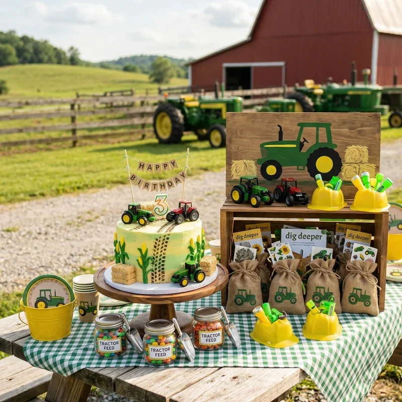 Tractor Birthday Party Ideas