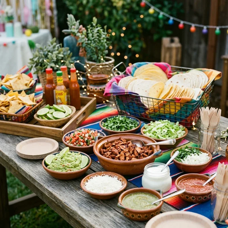 How to Serve Tacos at a Party