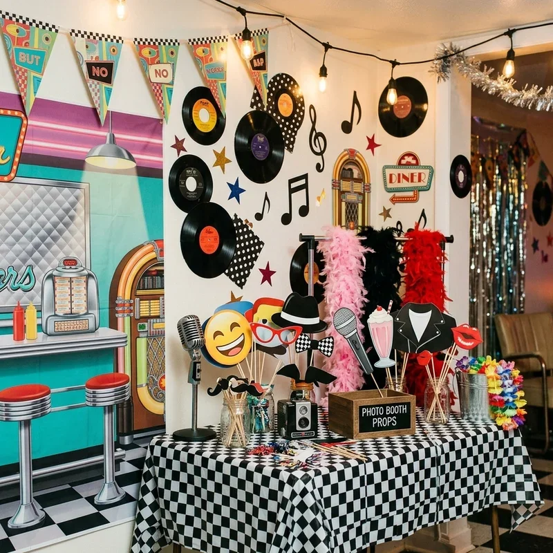 50s Theme Party Decorations Ideas