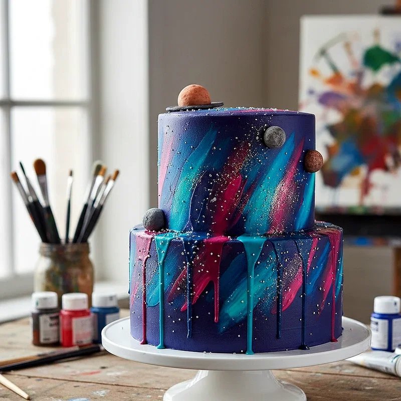 Paint Party Cake Ideas