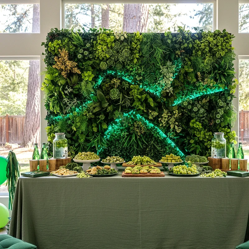 Green Color Party Ideas