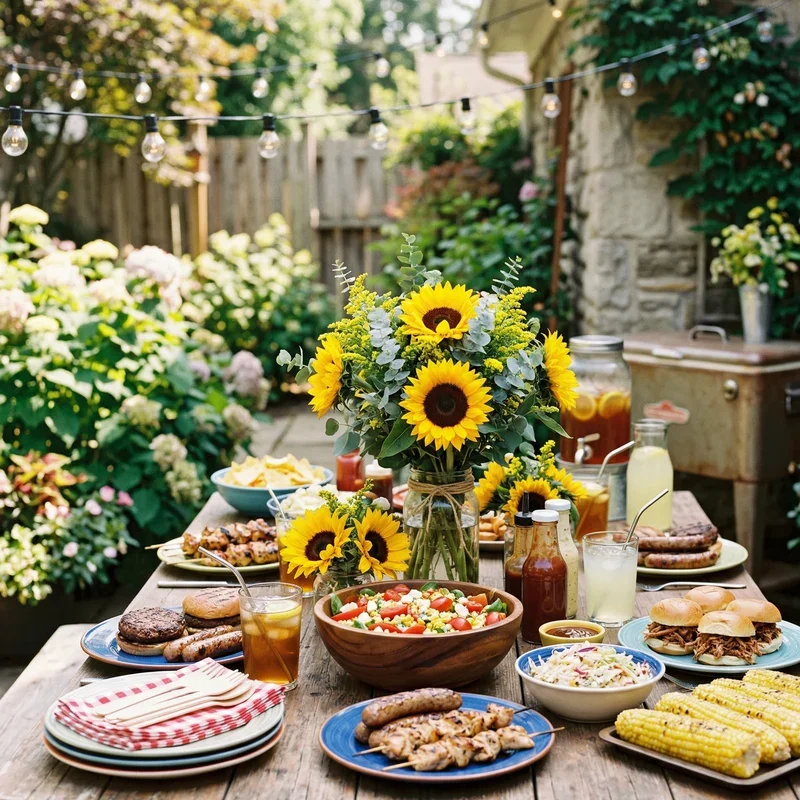 BBQ Party Table Ideas