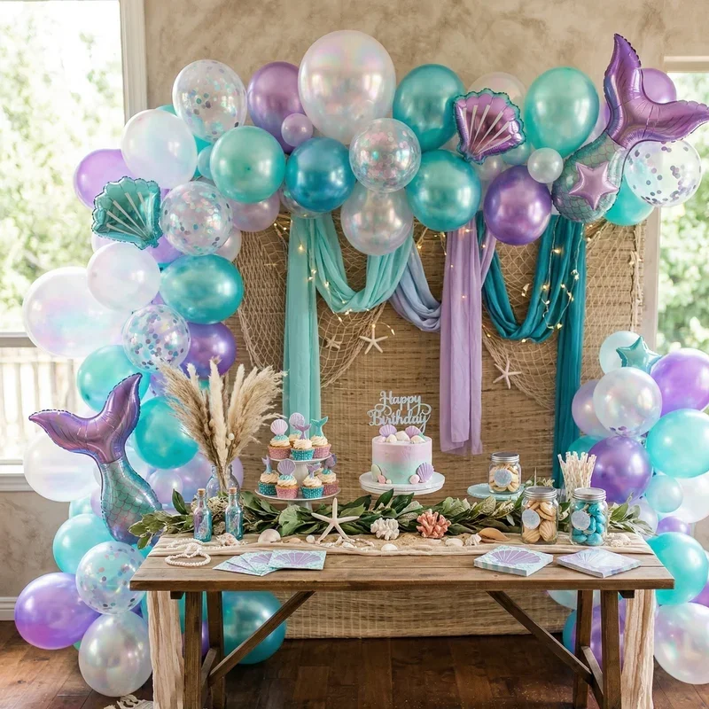 Mermaid Party Decoration Ideas
