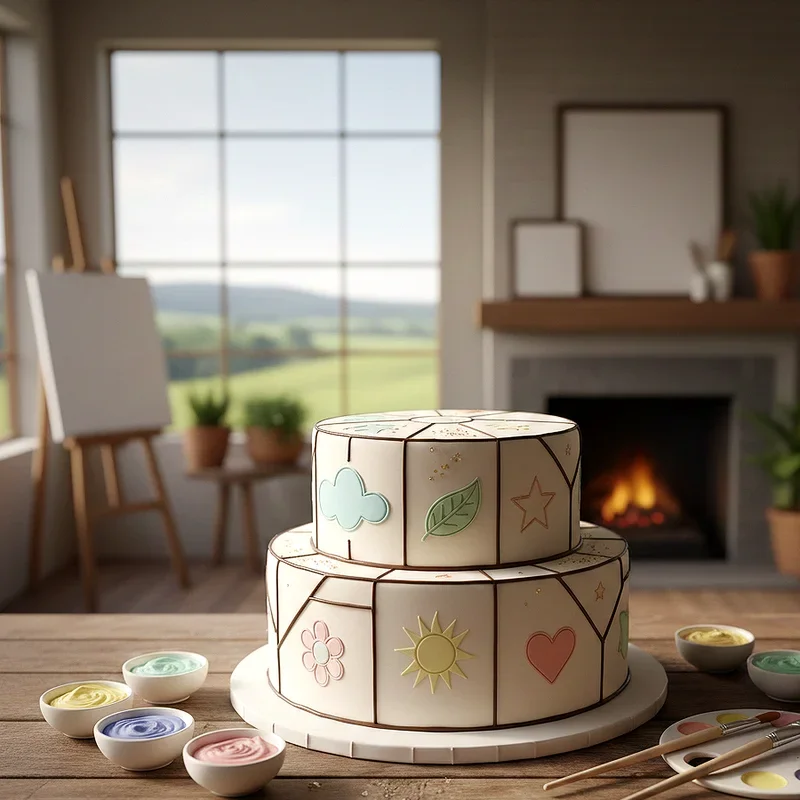 Paint Party Cake Ideas